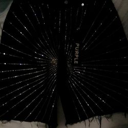 Purple Jean Shorts Size 32 (Like New)