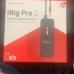Irig Pre2 Mobile Mic Interface New 