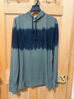 Express tie dye olive green and black hoodie shirt - men’s size large