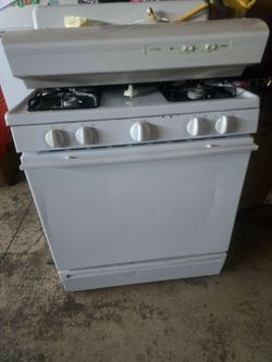 Stove, hood range, dishwasher.