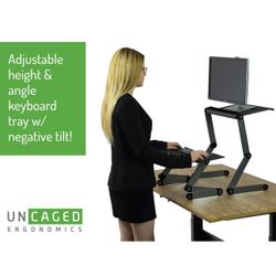 WorkEZ Portable Standing Desk Conversion Kit For Laptop. - $67 OBO