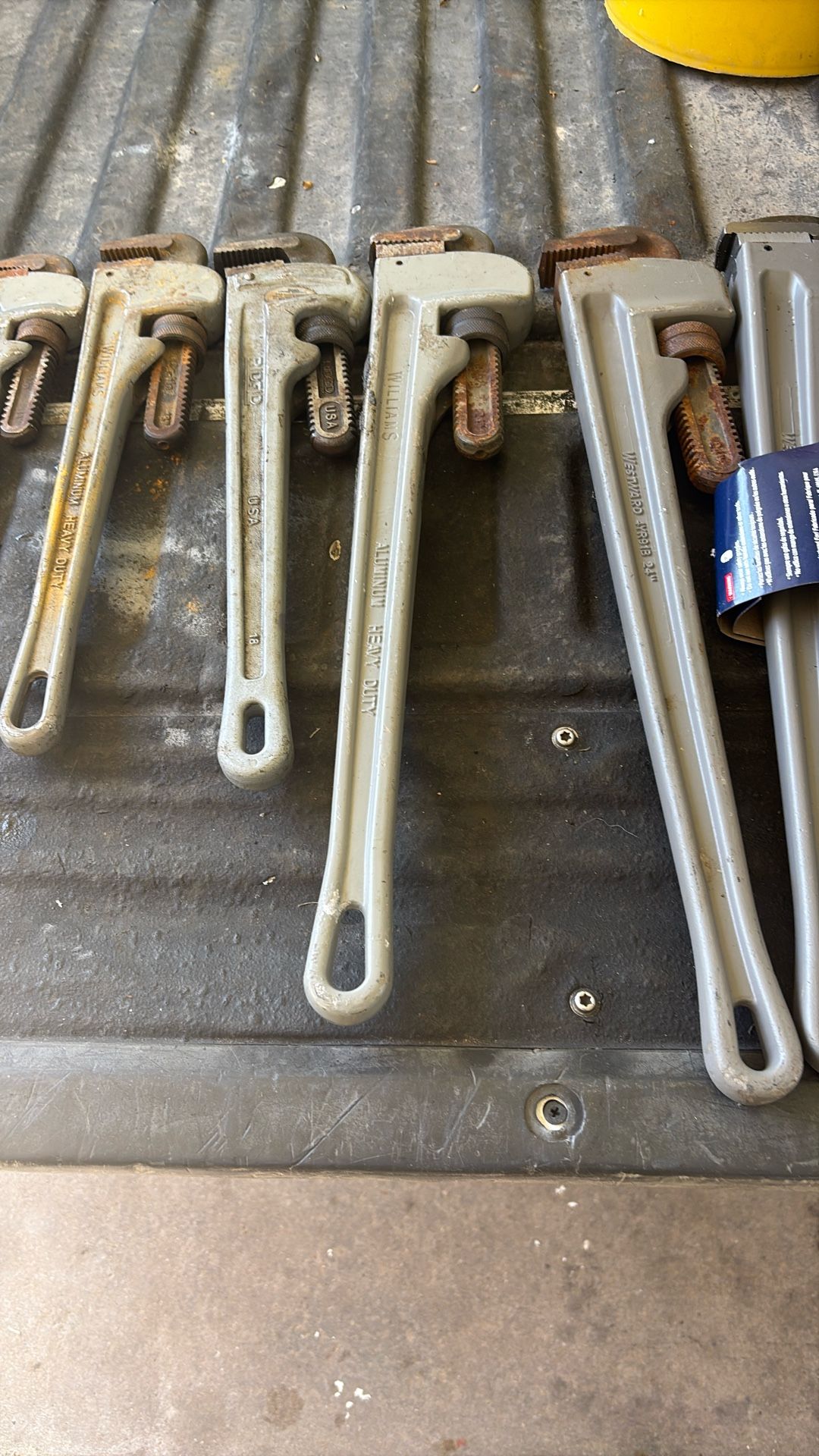 7 PCs Pipe Wrench   Aliminium 