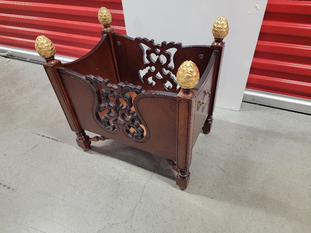 Beautiful Large Wooden Magazine Storage, Organizer, or Rack