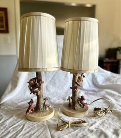Set of Vintage Hummel Lamps