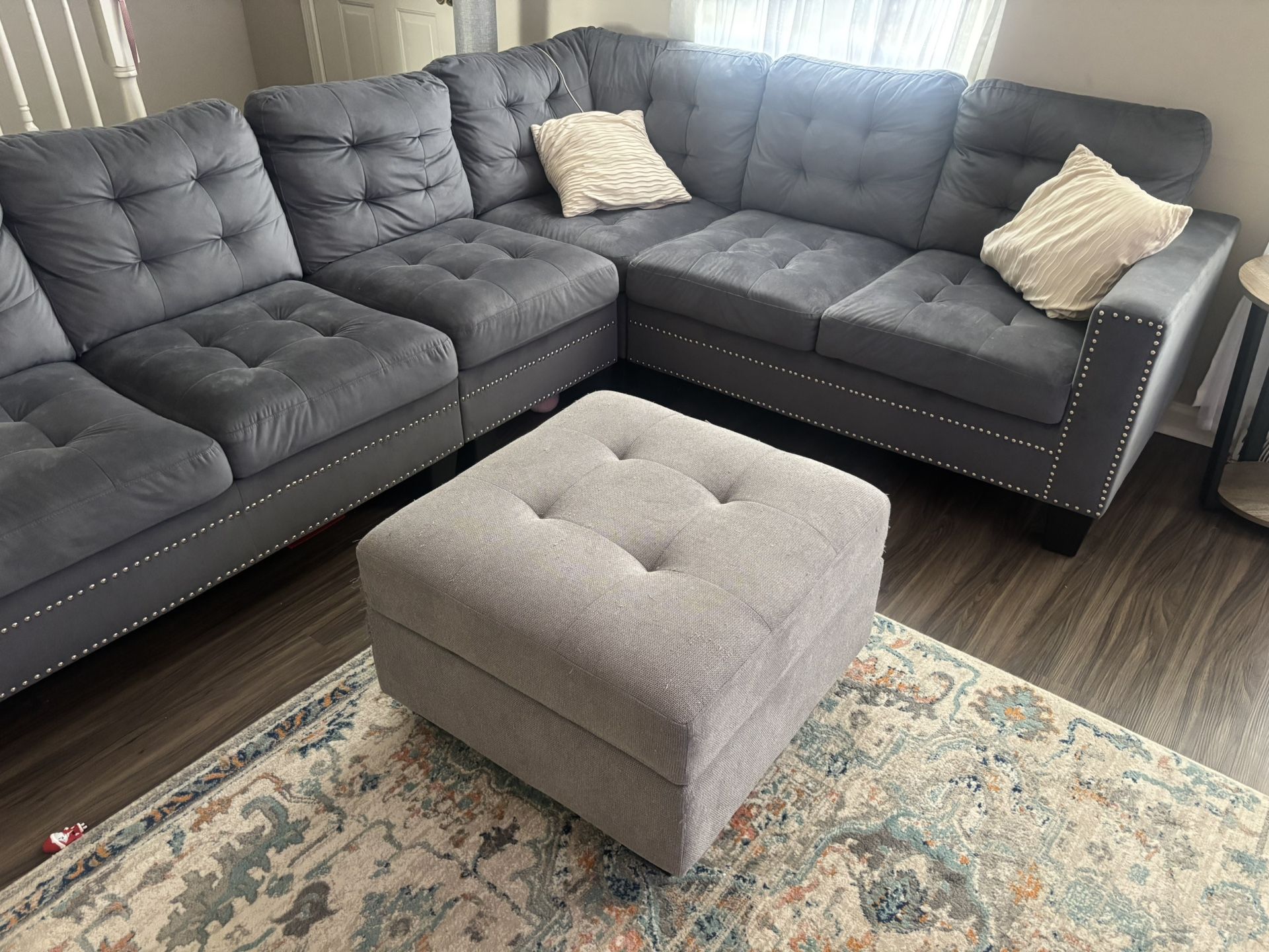 Sectional And Ottoman