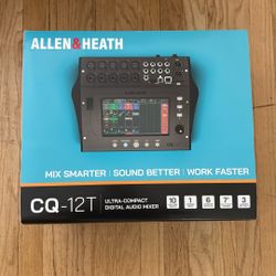 Allen & Heath CQ12T Ultra-Compact 12in / 8out Digital Mixer 