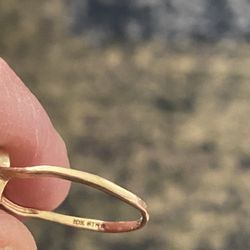 Horse Shoe Ring Small 10k