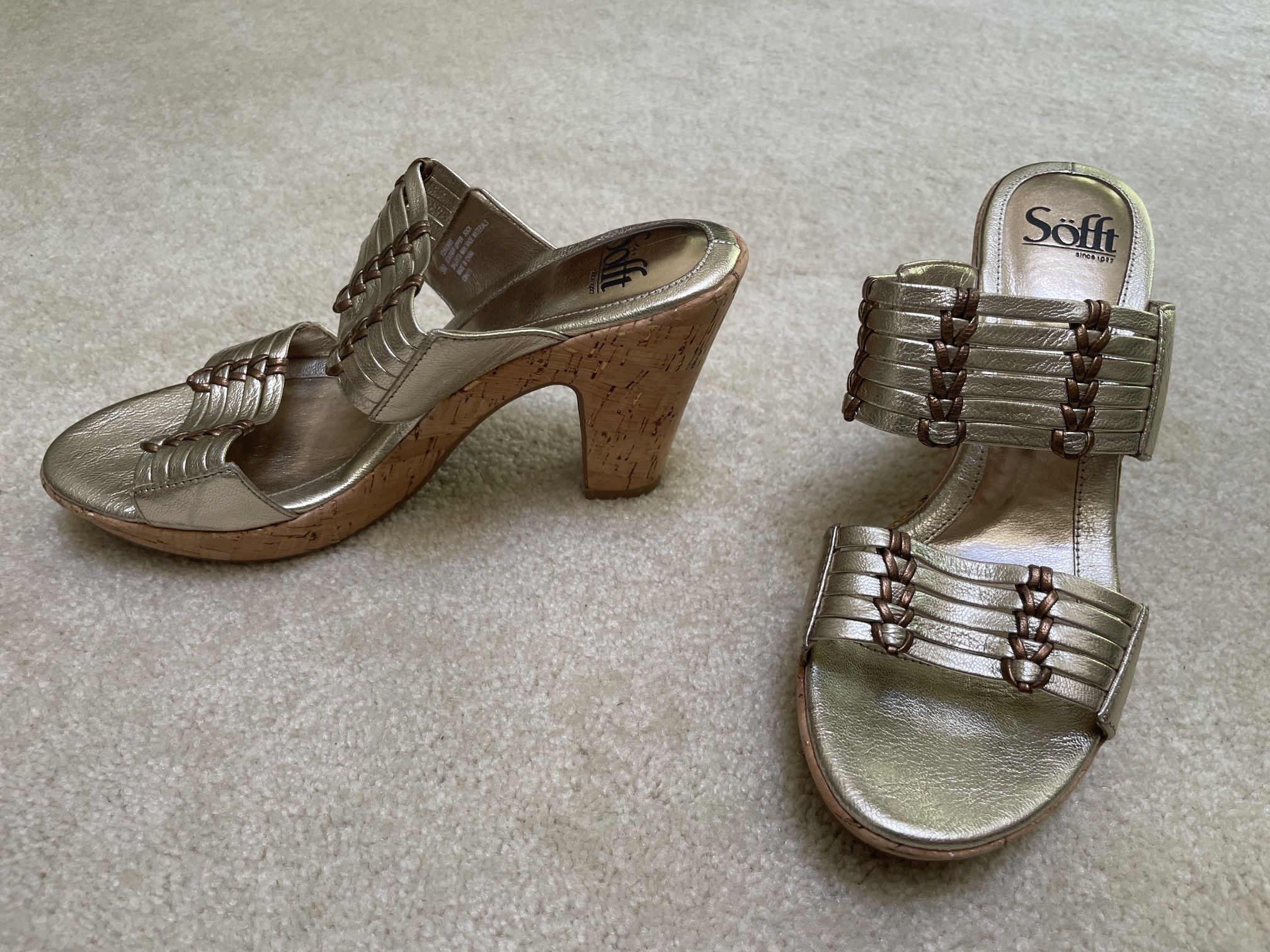Metallic Heels By Sofft
