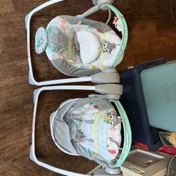 Baby Swings/Boppy Pillows/Toys/Stroller 