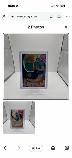 2025 Panini Donruss Optic - First Year Fresh Quinn Ewers Excellent Condition