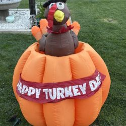 Thanksgiving decor Animated Inflatable Turkey 