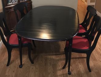 Dining table with chairs