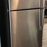 GE top and bottom fridge 
