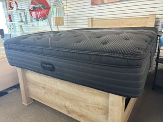 KING SIZE BEAUTYREST BLACK PILLOW TOP C CLASS MEDIUM $999