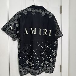 Amiri Short Sleeve Shirt Black 