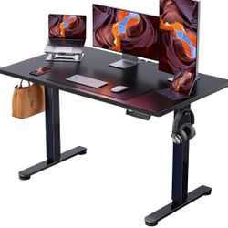 Black Automated Adjustable Standing Desk