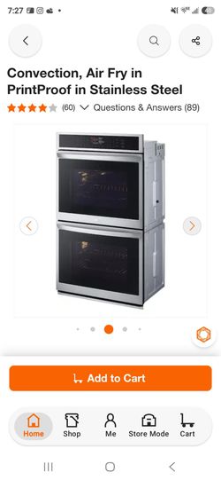 Electric oven/ Air fry combo