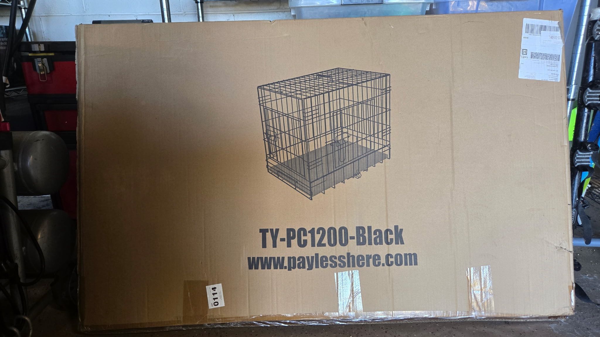 Brand New XL Collapsible Dog Crate – 48” Double Door