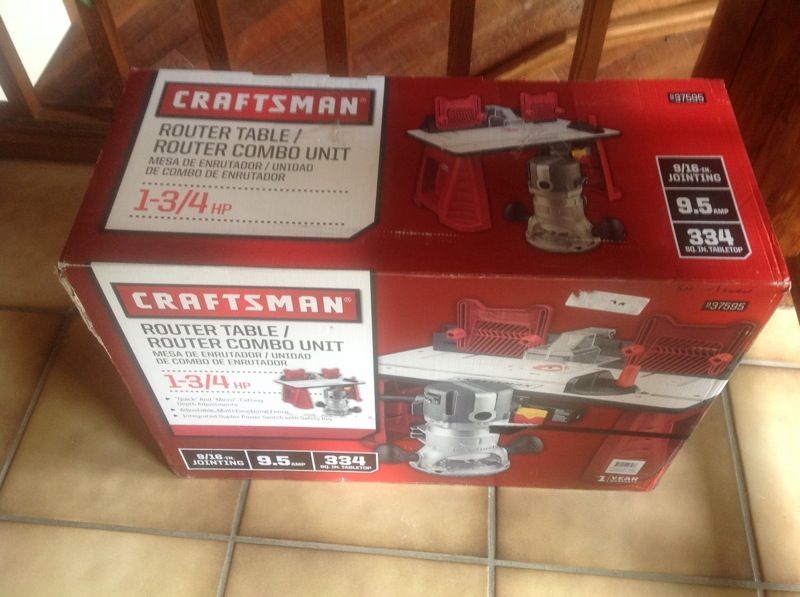 Craftsman router combo table 37595