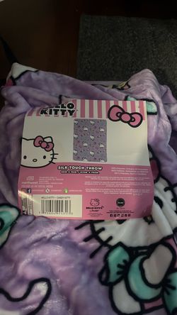 Hello Kitty candy throw blanket