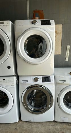 Samsung Front Load Set - Large Capacity Sensor Dry