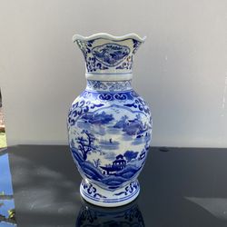 Blue and White Porcelain Vase