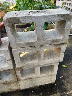 Concrete/cinder blocks
