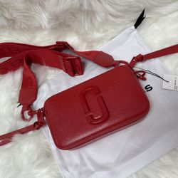 Marc Jacobs Snapshot Crossbody Bag Sandcastle Geranium
