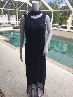 Harlow Navy Evening Gown Size 12