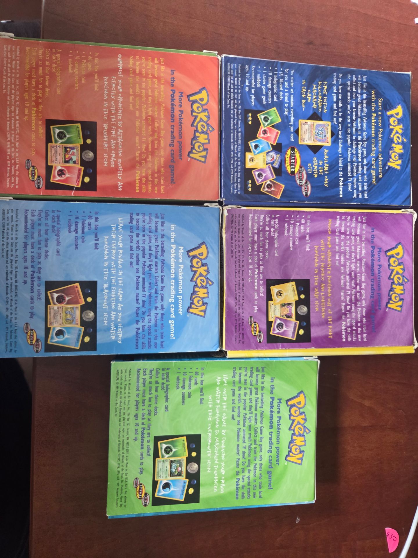 Pokemon First Generation Theme Decks