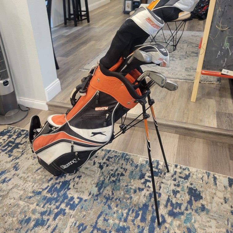 Golf Set w/ Bag, drivers, irons, balls, tees, etc