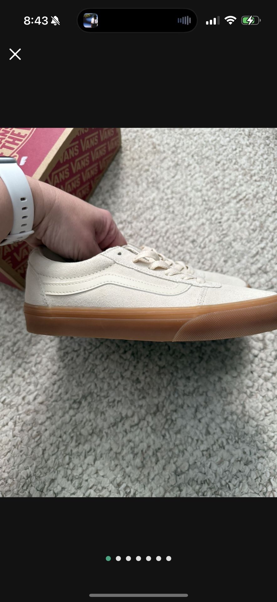 NIB WOMENS Vans Ward Sneaker -SIZE 8 SHOES