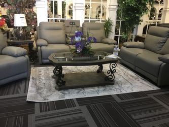 Coffe table and two end tables