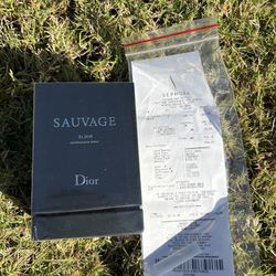Dior sauvage Elixir