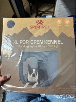 Soft pop open kennel