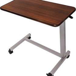 Vaunn Medical Adjustable Overbed Table 