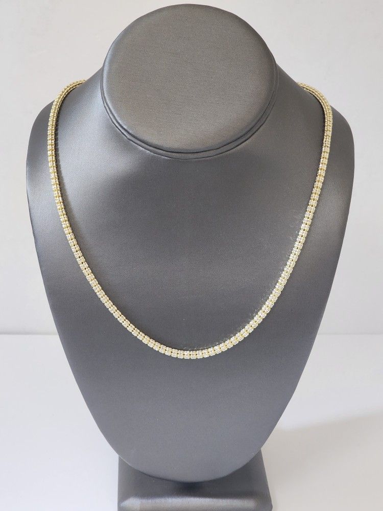 24" ICE LINK 14K CHAIN 25.57