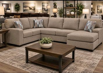 Large Sectional Sofa with Chaise