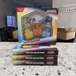Pokemon Prismatic Evolutions Poster Collection - SV: Prismatic Evolutions lot of 4