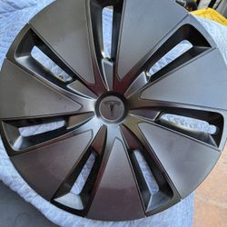 Tesla Hub Caps Wheels Covers X4