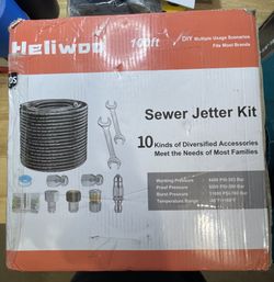 100’ Sewer Jetter Kit… New