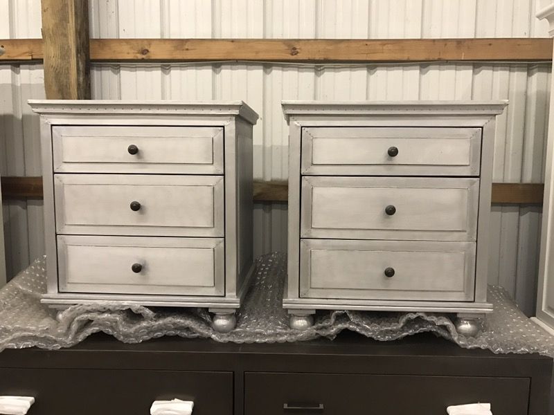 New Restoration Hardware Nightstands Pair
