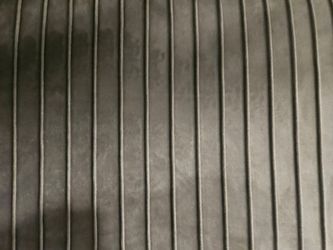 Bench for entryway or foot of bed, beautiful gray with gold legs