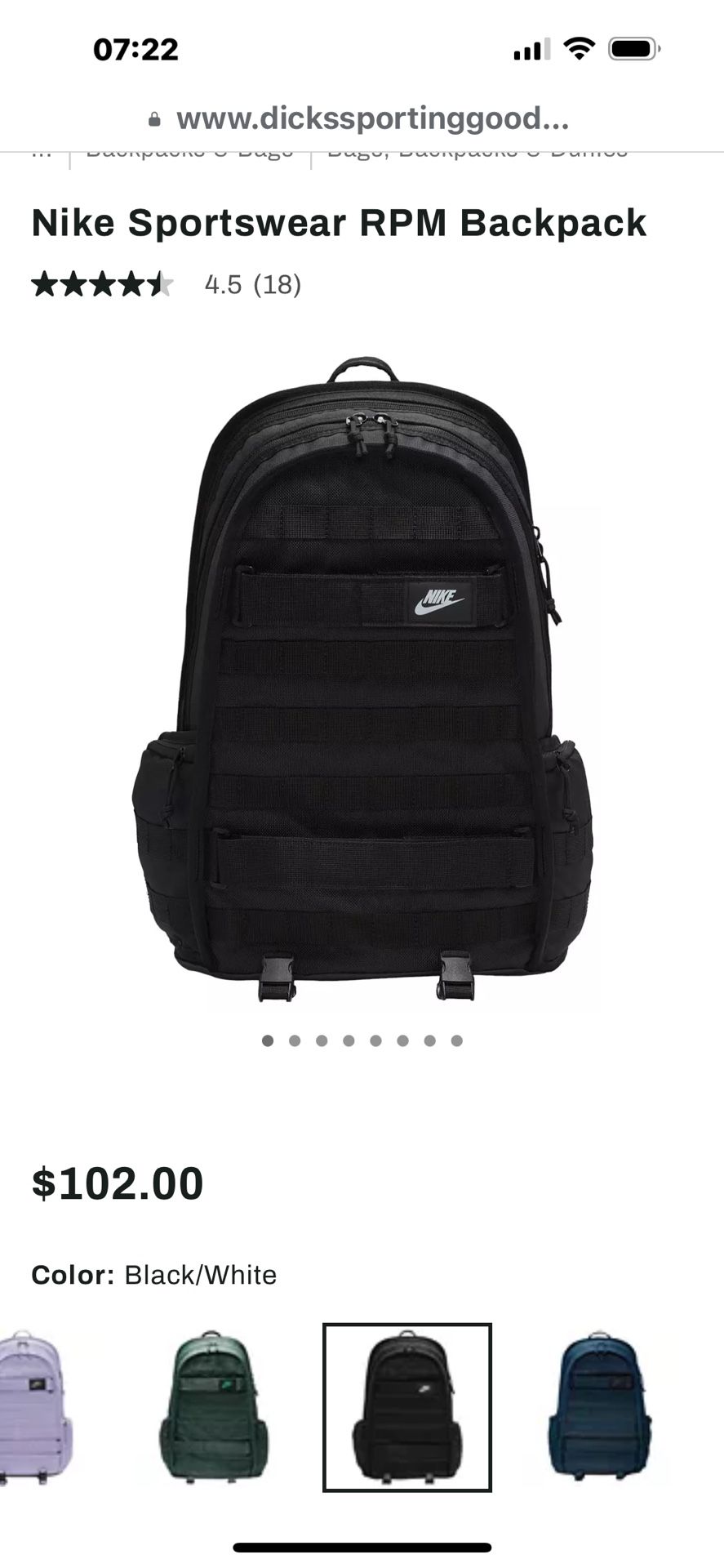 NIKE RPM BOOKBAG
