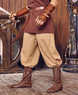 Mens Renaissance/Medieval Cosplay Boots (11) (New)