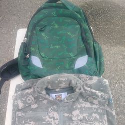 Jr G.I. Vest And Backpack