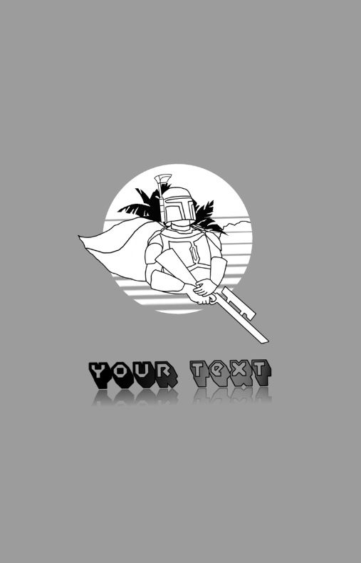 Customizable Mandalorian Poster