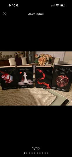 4 Twilight series hard cover book