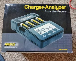 Powerex MH-C9000 Wizard One Charger-Analyzer – Smart Battery Charger (In Box)