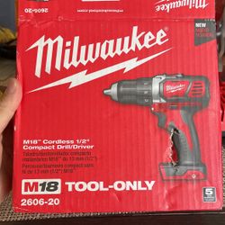 Milwaukee Drill Tool Only New
